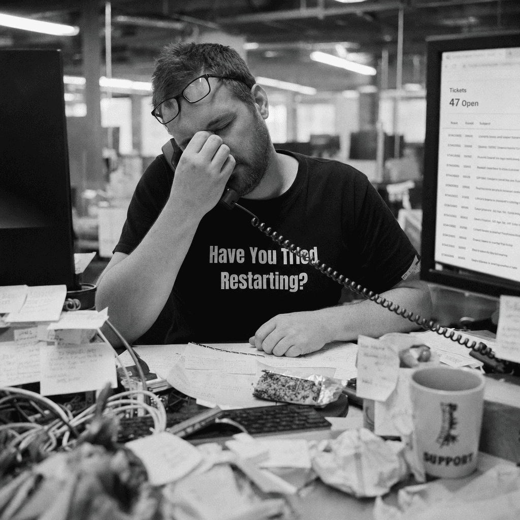 Working through a tech support moment